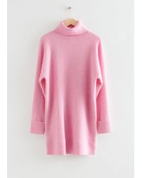 & Other Stories - Oversized Turtleneck Knit Sweater - Lyst