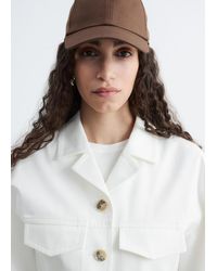 & Other Stories - Cotton-Linen Baseball Cap - Lyst