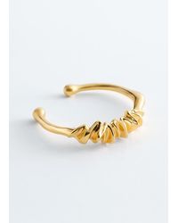 & Other Stories - Wrinkled-Look Cuff Bracelet - Lyst
