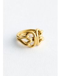 & Other Stories - Interlocking Loop Ring - Lyst