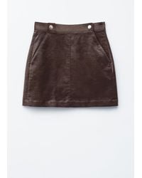 & Other Stories - Velvet Mini Skirt - Lyst
