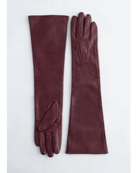 & Other Stories - Long Leather Gloves - Lyst
