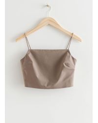 & Other Stories - Strappy Crop Top - Lyst