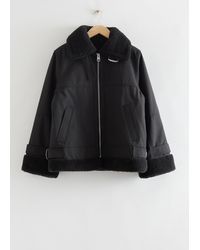 & Other Stories - Relaxed Aviator Jacket - Lyst