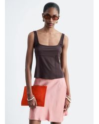 & Other Stories - Square Neck Tank Top - Lyst
