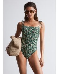 & Other Stories - Tie-Strap Swimsuit - Lyst