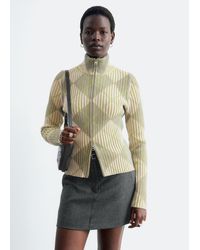 & Other Stories - Wool-Cotton Zip Cardigan - Lyst