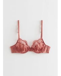 & Other Stories - Sheer Lace Underwire Bra - Lyst