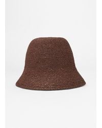 & Other Stories - Woven Straw Bucket Hat - Lyst