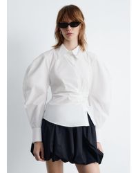 & Other Stories - Chemise Asymétrique En Coton - Lyst