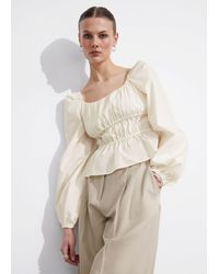& Other Stories - Gathered Blouse - Lyst