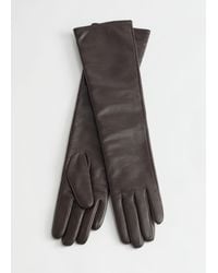 & Other Stories - Long Fitted Leather Gloves - Lyst