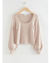 & Other Stories - Slim-fit Soft Knit Top - Lyst