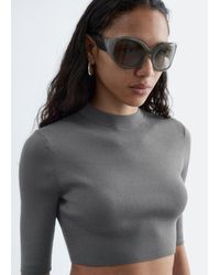 & Other Stories - Slim-Fit Cropped T-Shirt - Lyst