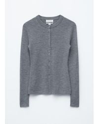 & Other Stories - Rib-Knit Merino Wool Cardigan - Lyst