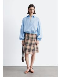 & Other Stories - Knee-Length Tartan Wrap Skirt - Lyst