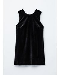 & Other Stories - Open Back Velvet Mini Dress - Lyst