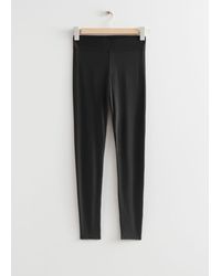 & Other Stories Stretch Leggings - Natural
