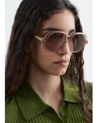& Other Stories - Square-Frame Sunglasses - Lyst