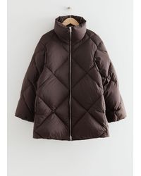 & Other Stories - Oversized Quilted Puffer Jacket - Lyst