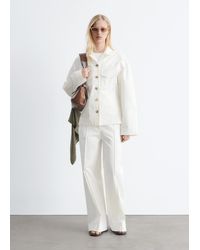 & Other Stories - Cotton Twill Tailored Jacket - Lyst