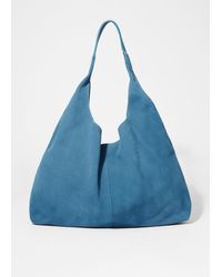 & Other Stories - Grand Sac Cabas En Daim - Lyst