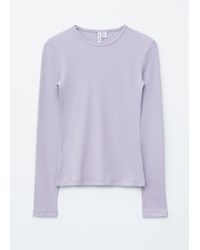 & Other Stories - Ribbed Long-Sleeve Top - Lyst