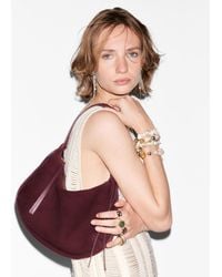& Other Stories - Fringed Suede Shoulder Bag - Lyst