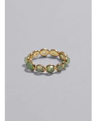 & Other Stories - Organic Glass Stone Ring - Lyst