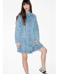 & Other Stories - Denim Shirt Mini Dress - Lyst