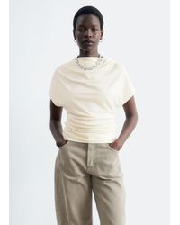 & Other Stories - Draped Cowl-Neck Top - Lyst