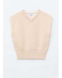 & Other Stories - Wool-Cotton V-Neck Vest - Lyst