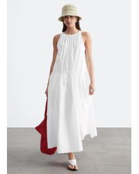 & Other Stories - Gathered Cotton Dress - Lyst