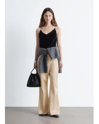 & Other Stories - Flared Press-Crease Trousers - Lyst