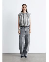 & Other Stories - Drawstring Silk Top - Lyst
