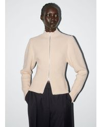 & Other Stories - Knitted Zip Cardigan - Lyst