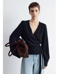 & Other Stories - Gilet Cache-Cœur En Mohair Mélangé - Lyst