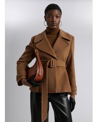 & Other Stories - Belted Wool Jacket - Lyst