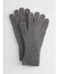 & Other Stories - Knitted Cashmere Gloves - Lyst