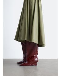 & Other Stories - Wedge-Heel Knee-High Boots - Lyst