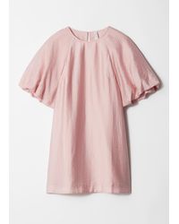 & Other Stories - Minikleid Mit Puffärmeln - Lyst