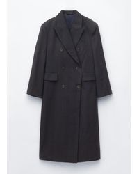 & Other Stories - Double-Breasted Cotton-Wool Coat - Lyst