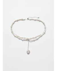 & Other Stories - Pendant Pearl Choker - Lyst