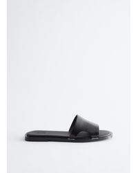 & Other Stories - Metal-Detail Leather Slides - Lyst