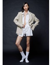 & Other Stories - Fitted Linen Blazer - Lyst