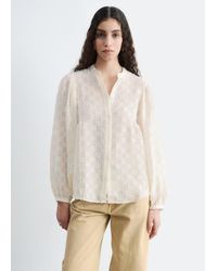 & Other Stories - Textured Voluminous Sleeve Blouse - Lyst