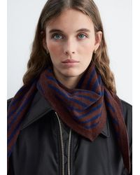 & Other Stories - Silk-Cashmere Triangle Scarf - Lyst