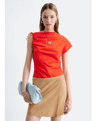 & Other Stories - Cotton One-Shoulder Top - Lyst