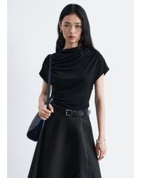 & Other Stories - Draped Cowl-Neck Top - Lyst