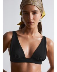 & Other Stories - Triangle Bikini Top - Lyst